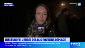 Lille Europe: l'arrêt des bus routiers déplacé