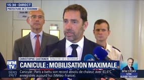 Christophe Castaner sur la canicule: "Nous voyons une augmentation du nombre d'appels (...) dans les services d'urgence"