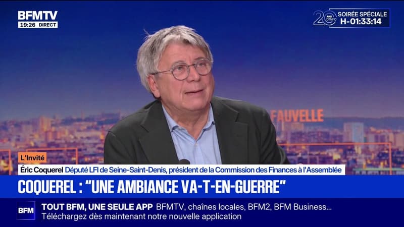 Guerre en Ukraine: "La Russie n'a aucune intention d'aller jusqu'à Paris", estime Éric Coquerel (député LFI)