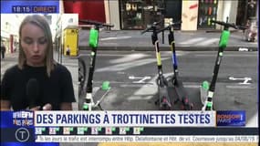 La mairie de Paris met en place les premiers parkings à trottinettes