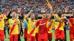 La joie des joueurs lensois