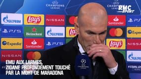 Emu aux larmes, Zidane profondément touché par la mort de Maradona