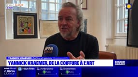 Strasbourg: Yannick Kraemer passe de la coiffure à l'art