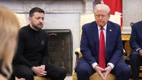 Volodymyr Zelensky et Donald Trump ce vendredi 28 février.