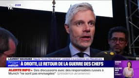 Guerre des chefs à droite: "Je fais tout pour l'éviter", affirme Laurent Wauquiez