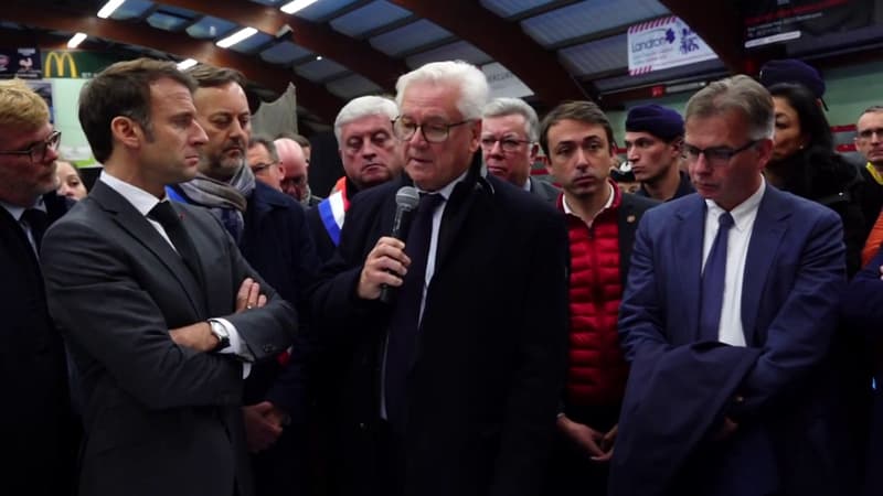 Crues: suivez en direct le déplacement d'Emmanuel Macron dans le Pas-de-Calais