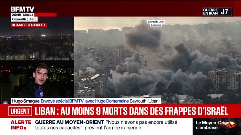Liban: au moins 9 personnes sont mortes dans les frappes israéliennes