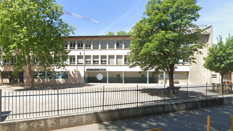 L'école élémentaire où s'est déroulé l'agression du père sur un camarade de son fils, à Grenoble