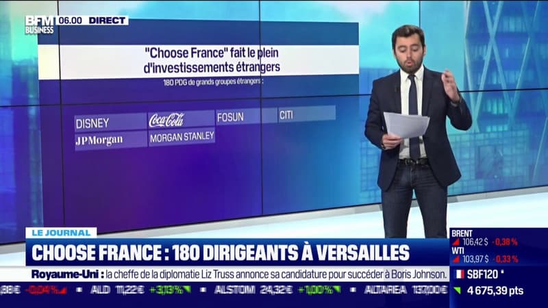 Choose France: 180 dirigeants à Versailles