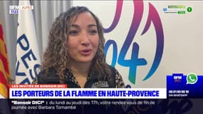 Adeline Billal, vice-championne du monde de paratriathlon, est l'une des porteuses de la flamme olympique dans les Alpes-de-Haute-Provence