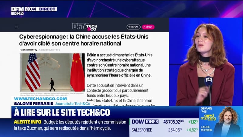 Ã€ lire sur le site Tech&Co : Cyberespionnage, la Chine accuse les Ã‰tats-Unis d'avoir...