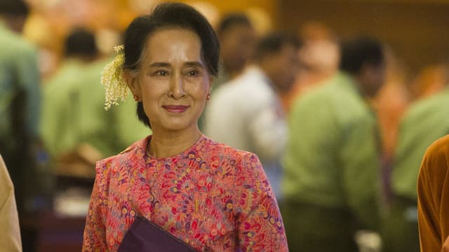 Aung San Suu Kyi, le 1er février 2016.