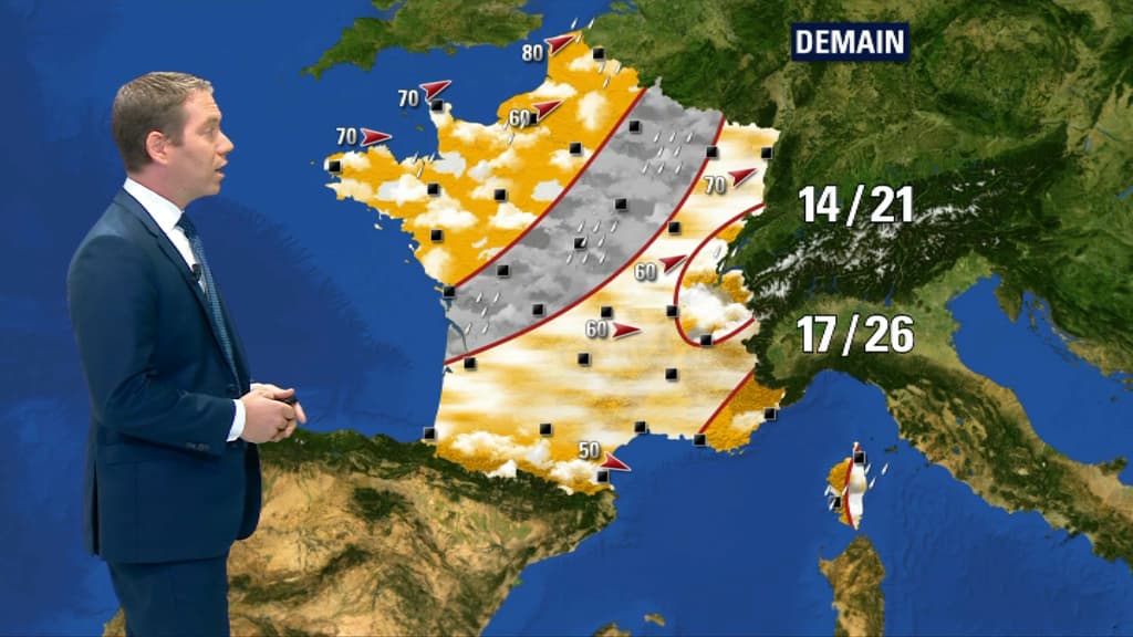 Une perturbation active traversera une large portion nord du pays.