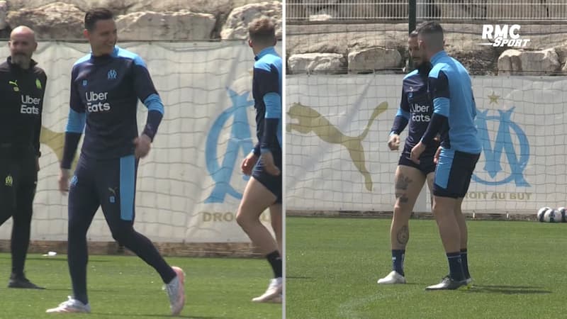 OM : Alvaro et Thauvin s'amusent de leur altercation supposée à l'entraînement
