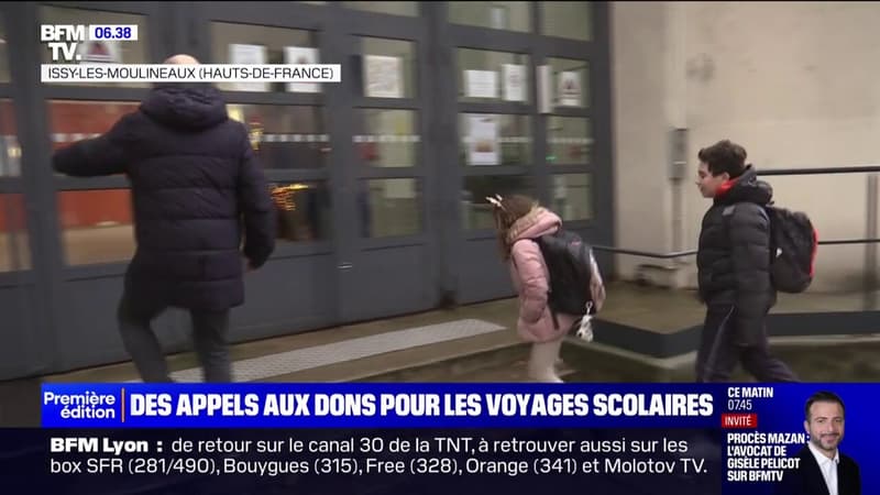 Éducation: des appels aux dons pour les voyages scolaires