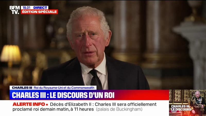 Charles III promet de servir les Britanniques toute sa vie, comme Elizabeth II