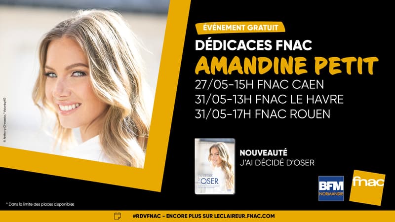 Amandine Petit en dédicaces à la Fnac