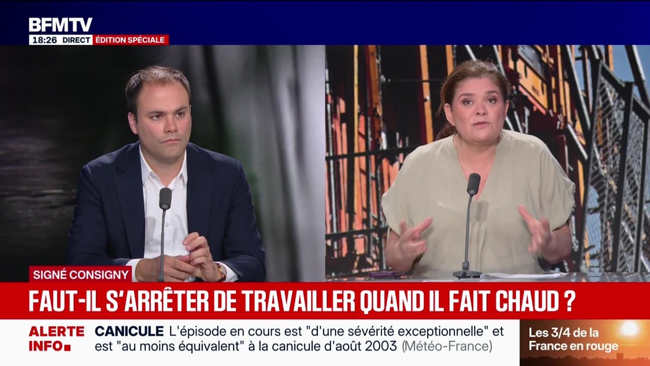 SIGNÉ CONSIGNY - Faut-il s'arrêter de travailler quand il fait chaud ? - 24/06