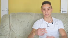 Dusan devant nos caméras. 