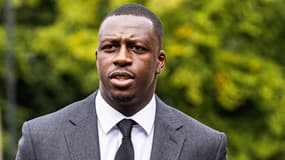 Benjamin Mendy à son arrivée au tribunal de Chester, le 24 août 2022