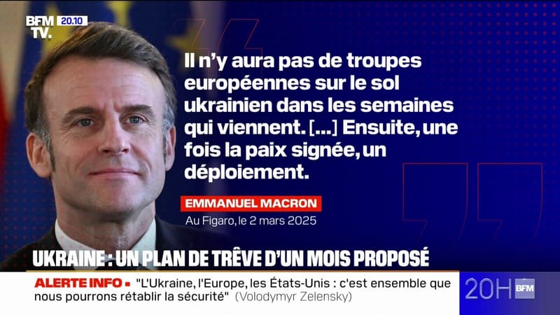 Guerre en Ukraine: la France propose une trêve d'un mois dans les airs et en mer