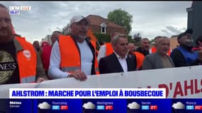 Ahlstrom: une marche pour l'emploi à Bousbecque