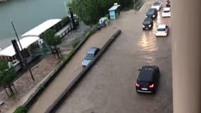 Orages: à Lyon, les quais de Saône sont inondés - Témoins BFMTV