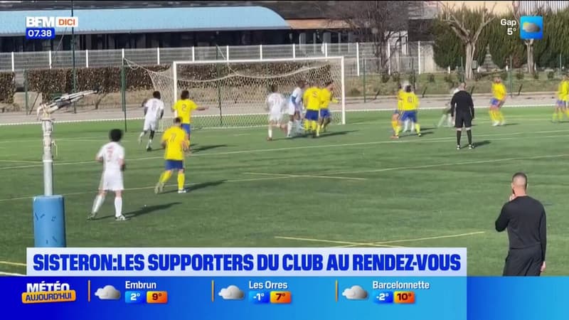 Sisteron: les supporters du club au rendez-vous