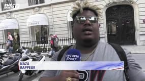 Equipe de France - Le rappeur Naza, ambianceur des Bleus durant le Mondial