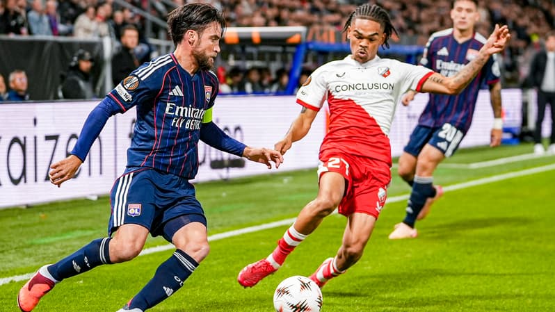 Nicolas Tagliafico lors d'Utrecht-OL le 25 septembre 2025