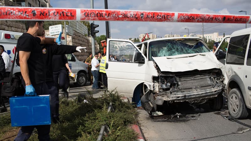 Un Palestinien de 38 ans a foncé sur un groupe de passants avec son véhicule avant d'être abattu.