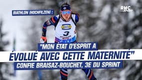 Biathlon (Hochfilzen) : "Mon état d'esprit a évolué avec cette maternité" confie Braisaz-Bouchet, 3e du sprint