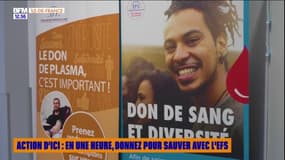 Action d'ici : En une heure, donnez pour sauver avec l'EFS