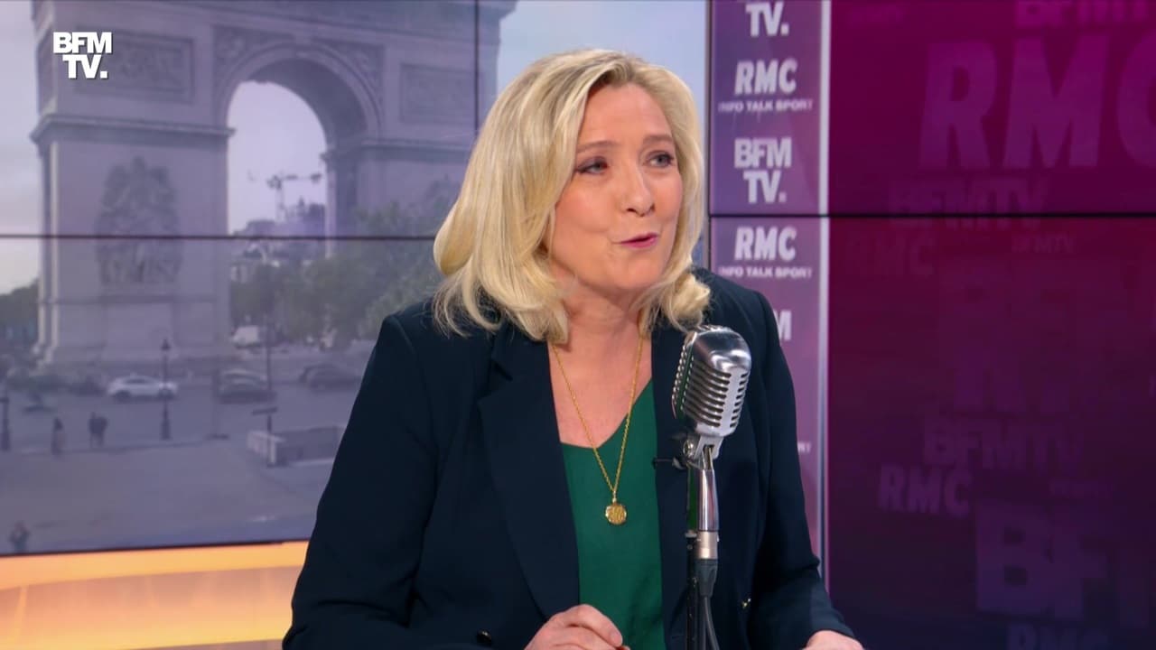 Marine Le Pen face à Jean-Jacques Bourdin en direct - 25/05