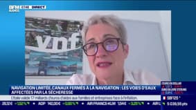 Cécile Avezard (Voies navigables de France) : Les voies d'eaux affectées par la sécheresse - 05/08