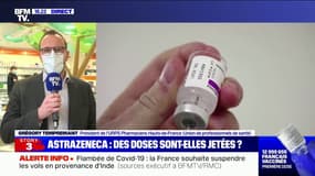 Grégory Tempremant (URPS Pharmaciens Hauts-de-France): "Des pharmaciens à usage intérieur m'ont dit qu'ils avaient des stocks [de vaccins] qui périmaient le mois prochain"