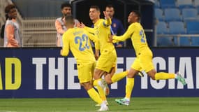 Cristiano Ronaldo lors du match de Ligue des champions asiatique entre Al Feiha et Al-Nassr, le 14/02/2024
