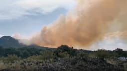 Un incendie en cours dans le Var.