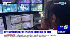 Intempéries: une nuit "sous contrôle" dans les Alpes-Maritimes