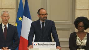 Edouard Philippe lors de la restitution du grand débat le 8 avril 2019