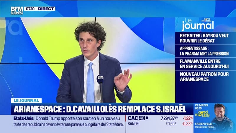 Arianespace : D. Cavaillolès remplace S. Israël