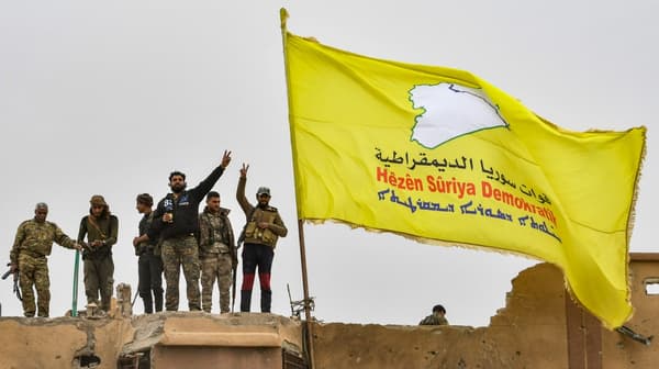 Les forces démocratiques syriennes annoncent avoir vaincu Daesh à Baghouz, le 23 mars 2019 Les forces démocratiques syriennes annoncent avoir vaincu Daesh à Baghouz, le 23 mars 2019