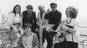 Margarita Lozano (à droite) au Festival de Cannes en 1982 - avec l’actrice Sabina Vannucchi, les réalisateurs italiens Paolo et Vittorio Taviani, Omero Antinutti et Claudio Bigagli