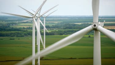 Les capacités de production d'énergie d'origine éolienne dépassent désormais celles des centrales thermiques à charbon. (image d'illustration)