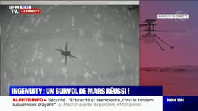 Les premières images de l'hélicoptère Ingenuity qui a réussi un vol historique sur Mars