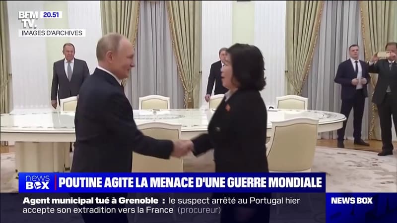 Guerre en Ukraine: Vladimir Poutine agite la menace d'un conflit mondial