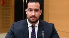 Alexandre Benalla le 19 septembre 2018 lors de son audition par les sénateurs. 