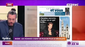On n'a pas osé vous en parler : Mode, les hommes osent de pus en plus le décolleté - 03/05