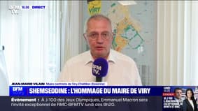 Hommage à Shemseddine: "C'était important de montrer à la famille de Shemseddine qu'elle est soutenue", affirme le maire de Viry-Châtillon