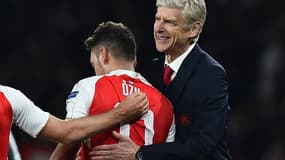 Mesut Özil et Arsène Wenger